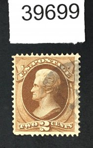 US STAMPS # 158 USED LOT #39700