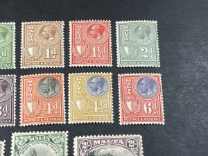 MALTA # 167-182---MINT/HINGED**(SLIGHT EVEN TONING)**---PART SET---1930