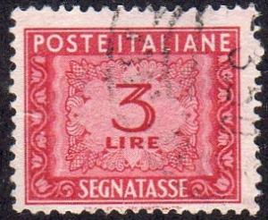 Italy J67 - Used - 3L Numeral / Postage Due (1947) (cv $2.40)