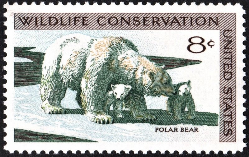 SC#1429 8¢ Wildlife Conservation: Polar Bear (1971) MNH