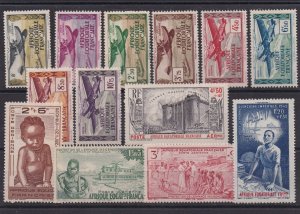 1001 - FRENCH EQUATORIAL AFRICA- AEF PA N°1/13*  complet set    MH * Cat:70.50€