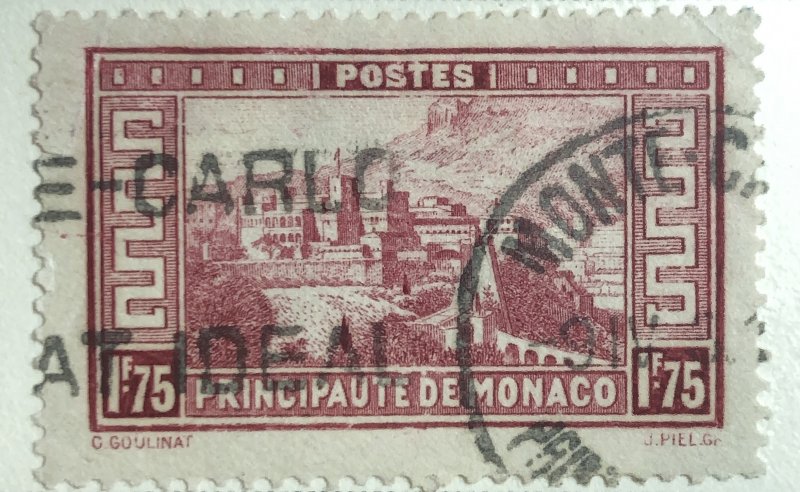 AlexStamps MONACO #124 VF Used 