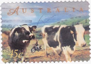 Australia 1998 - Farming Aust - Dairy Cows 45c used