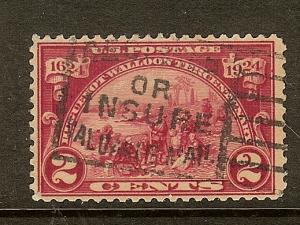 United States, Scott #615, 2c Huguenot-Walloon Issue, Used