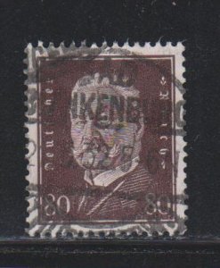 Germany,  80pf Hindenburgh (SC# 383) Used