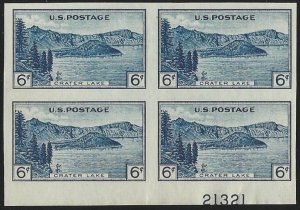 US, Scott #761, 6¢ National Parks issue,  NGASI LH,  Block of 4 , CV $9.60+