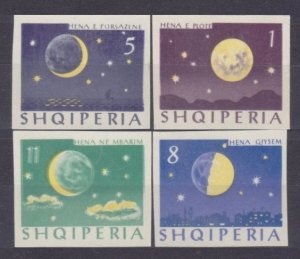 1964 Albania 844b-847b Moon satellite of the Earth 18,00 €