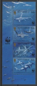 Montserrat #998/1122 Mint (NH) Souvenir Sheet (Wwf)