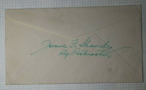 Wabash Stamp Club Terre Haute IN Philatelic Convention postmaster signed 1937