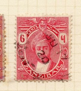 Zanzibar 1922 Early Issue Fine Used 6c. NW-180180