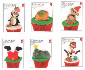 Gibraltar 2017 - Christmas - Set of 6 Stamps - MNH