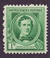  879 Stephen Foster MNH single