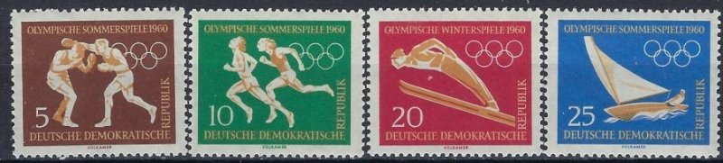 Germany DDR 488-91 MNH 1960 Olympics