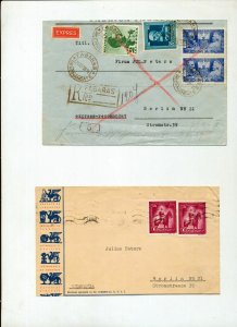 Romania Early/Mid Covers To Germany Incl.Perfin(11 Items)NS08