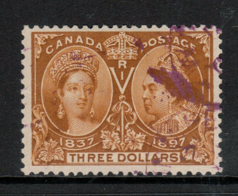 Canada #63 Very Fine Used With Magenta Cancel