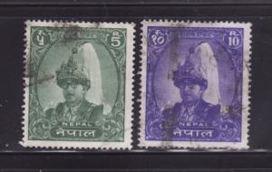 Nepal 151-151A U King Mahendra (C)