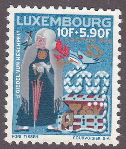 Luxembourg B251 The Old Spinster of Heispelt 1965