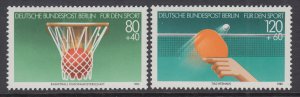 Germany Berlin 9NB221-9NB222 Sports MNH VF