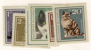 Bulgaria #1588-93 MNH cpl cats