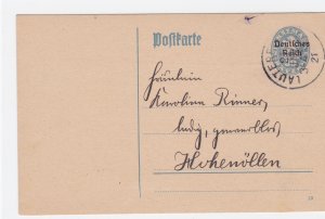 Germany  Lauterecken 1921  postal stationary stamps card R21256