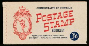 AUSTRALIA S.G.#SB31 3 1/2p QEII BOOKLET