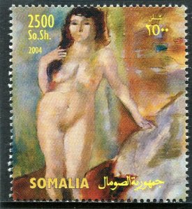 Somalia 2004 JULES PASCIN Nudes Paintings 1 value Perforated Mint (NH)