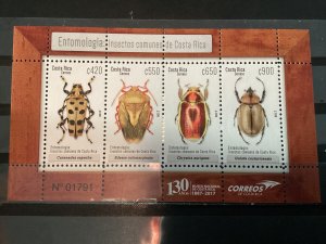 Costa Rica - Postfris/MNH - Sheet Beatles 2017