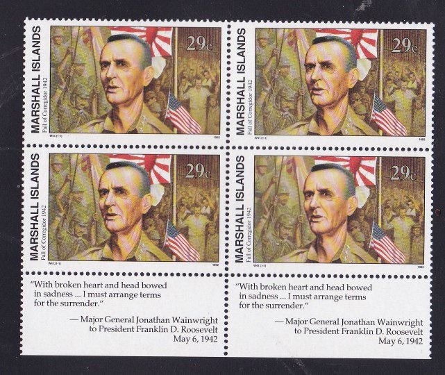 Marshall Islands 292-307, MNH Blocks of 4, With Selvage - WW2