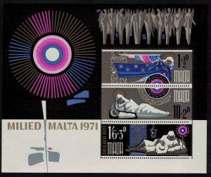 Malta 1971 - Christmas - MNH Sheet # B9a