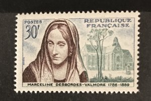 France 1959 #924, Marceline Des Bordes-Valmore, MNH.