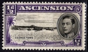 1949Ascension Island Scott #- 40-49 w/Extras King George VI Pictorials Set/13 MH