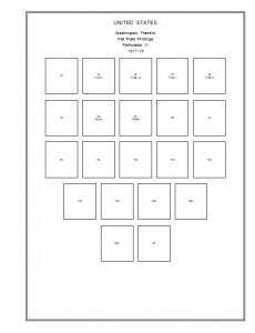 PRINTED UNITED STATES AMERICA [CLASS.] 1847-1940 STAMP ALBUM PAGES (112 pages)