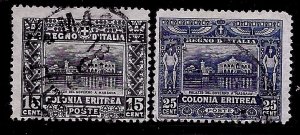 Eritrea # 47-48, Used.