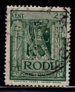 ITALY Offices in Rhodes Scott 58 Used 1932 perf 14 inscribed stamp