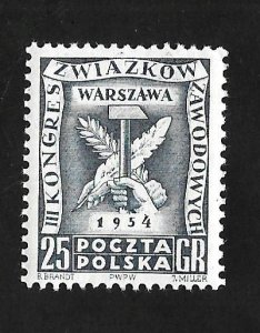 Poland 1954 - MNH - Scott #622