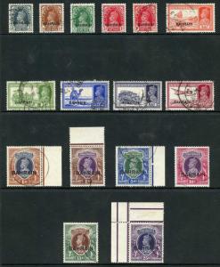 Bahrain SG20/37 1938 Set (no 4a) Fine Used