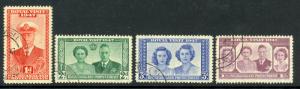 BECHUANALAND 1947 KGVI ROYAL VISIT Set Scott Nos. 143-146 VFU