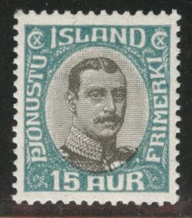 Iceland Scott o44 MNH** 1920-30 official