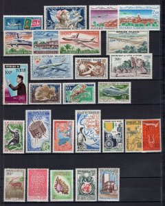 French Colonies in Africa 1950's-70's Selection 50 Better Stamps Mint H CV$180