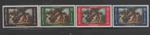 ST. LUCIA #324-327 1972 CHRISTMAS MINT VF NH O.G aa