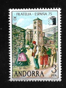 Spanish Andorra 1975 - MNH - Scott #86