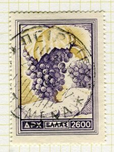 GREECE; 1953 National Products pictorial issue fine used 2600D. value