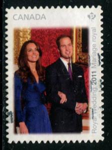 2466 Canada P Royal Wedding Engagement SA, used