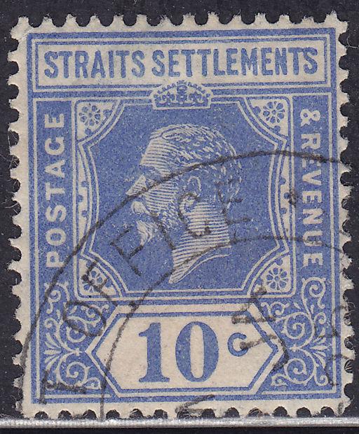 Straights Settlements 159 USED 1918 King George V