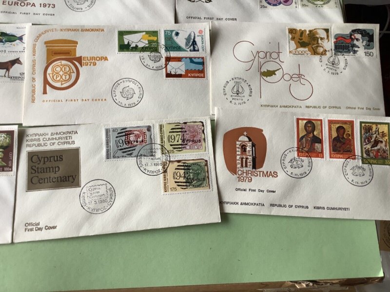 Cyprus first day covers 16 items Ref A1912