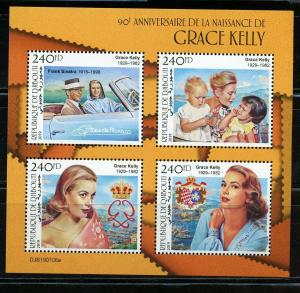 DJIBOUTI  2019  90th BIRTH ANNIVERSARY OF GRACE KELLY SHEET MINT NH