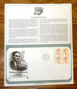 Stamp Envelope Page Qty 6 Mint 1st Day of Issue Item D