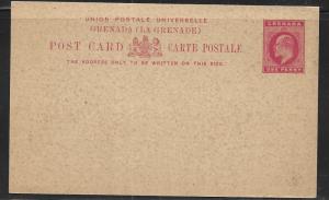 Grenada Postal Stationery Postcard H&G 12 Mint