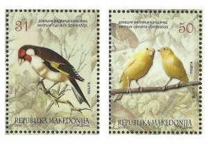 Republic of Macedonia 2015 Birds Set of 2 stamps MNH