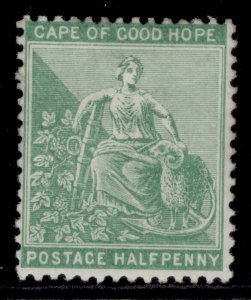 SOUTH AFRICA - Cape of Good Hope QV SG61, ½d yellow-green, M MINT.